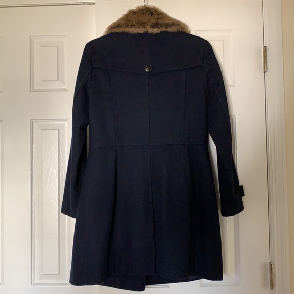 Navy banana republic wool coat size M - Picture 3 of 9